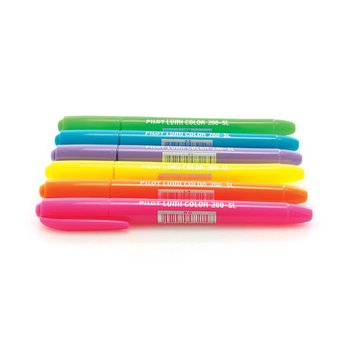 Caneta Marca Texto Lumi Color Pilot Pacote com 6 Unidades