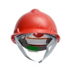 Capacete MSA Aba Frontal com Susp-Jug Vermelho