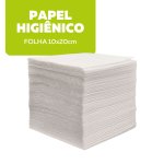 Papel Higiênico Interfolhado Folha Dupla 12000 folhas 28g | Softpaper Vip