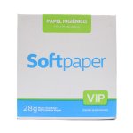 Papel Higiênico Interfolhado Folha Dupla 12000 folhas 28g | Softpaper Vip