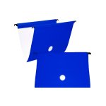 Pasta Suspensa Azul com grampo 6 unidades | Delloplus