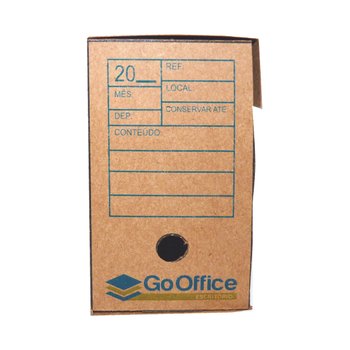 Arquivo Morto Kraft Pequeno 13x24x34cm 10 unidades | Go Office