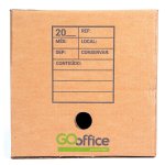 Arquivo Morto Kraft Gigante 24x24x36 cm 10 unidades | Go Office