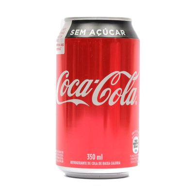 Refrigerante Coca-Cola Zero Lata 350 ml 12 unidades