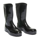 Bota PVC Italbotas Evolut Cano Médio Preta Bico+Pal Aço 43