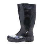 Bota de PVC Cano Longo 40 Preta Bico e Palmilha Aco Evolution Italbotas 