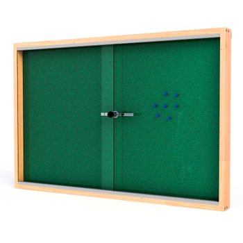 Quadro Vitrine com Feltro com Vidro 90 cm x 60 cm | Stalo