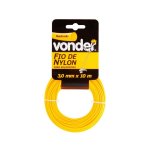 Fio de Nylon Redondo 3mmx10m Vonder