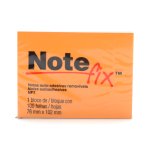 Bloco Adesivo Note Fix 3M 76X102mm Laranja