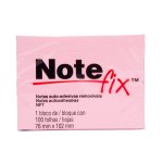 Bloco Adesivo Note Fix 3M 76X102mm Rosa