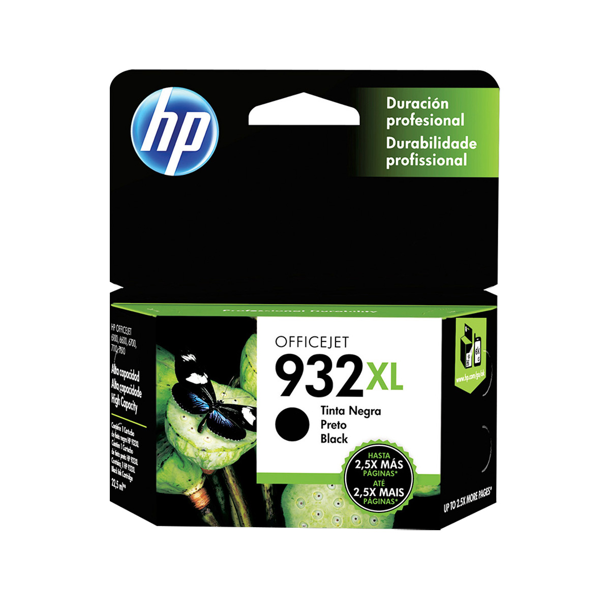 Cartucho de tinta 932XL CN053AL Preto | HP