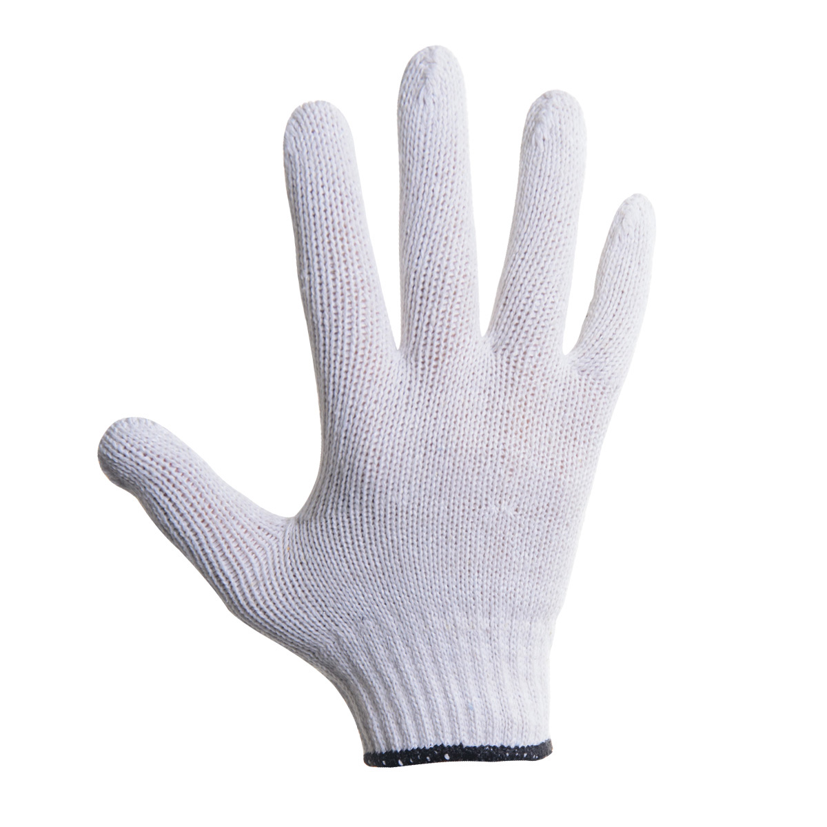 Luva de Segurança Tricotada Cotton Pigmentada Algodão Branca EG Volk