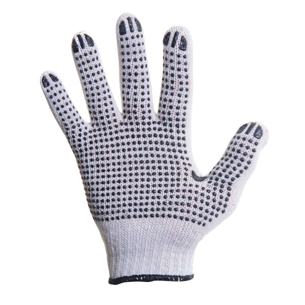 Luva de Segurança Tricotada Cotton Pigmentada Algodão Branca EG Volk