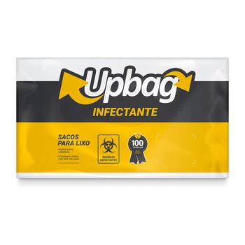 Saco de Lixo Infectante Reforçado Branco 110 L 100 unidades | UpBag