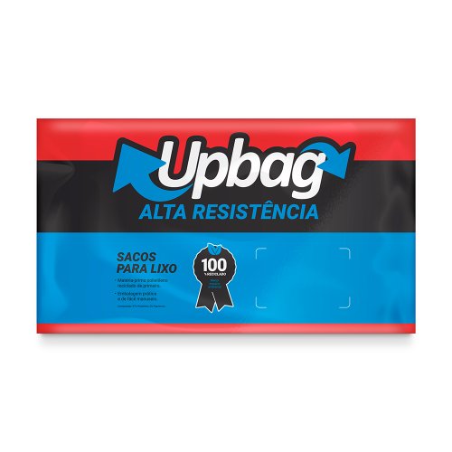 Saco de Lixo 240 L Vermelho Super Reforçado 50 unidades | UpBag