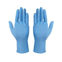 Luva de Segurança Nitrílica Descartável CX50UN Azul Sensivolk P Volk