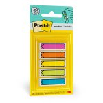 Marcador de Página Adesivo com 5 Setas Flags Neon 11,9 x 43,2mm 96 folhas Post-it