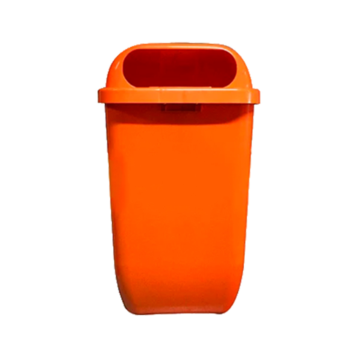 Lixeira Plástica para Suporte 50 Litros Laranja