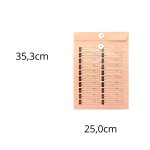 Envelope Vai e Vem Kraft Natural com Ilhós 250 x 353 mm | Scrity