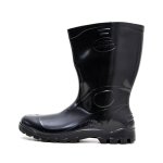 Bota de PVC Cano Médio 44/45 Preta StivalettoMax Italbotas 