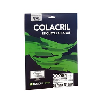 Etiqueta Colacril CC084  ( 6084 ) com 10 folhas