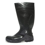 Bota de PVC Cano Longo 37/38 Preta Bico Aço Evolution Italbotas 