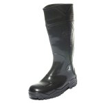 Bota de PVC Cano Longo 37/38 Preta Bico Aço Evolution Italbotas 