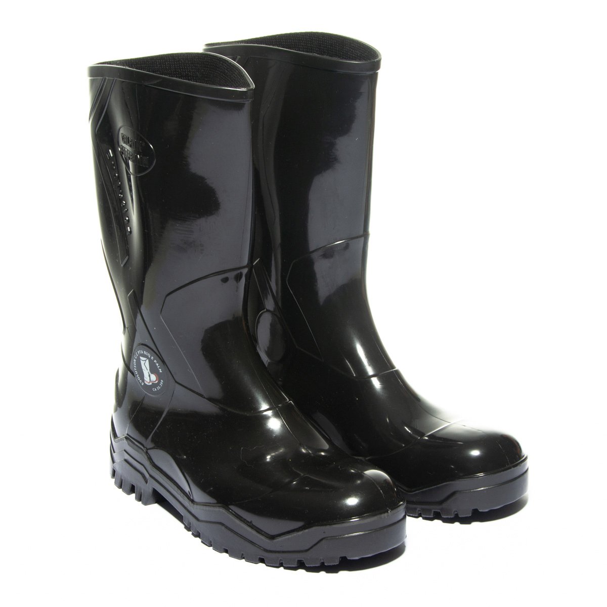 Bota pvc cano longo hot sale feminina