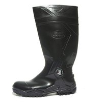 Bota de PVC Cano Longo 43 Preta Bico Aço Evolution Italbotas 