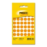 Etiqueta Adesiva Pimaco TP-12 Laranja 12mm PCT 5fls