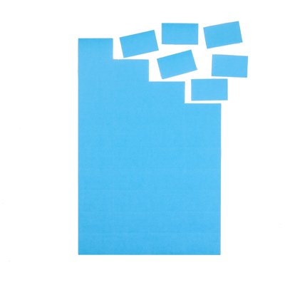 Etiqueta Azul para Gondola 120 g 21 cm x 32 cm | 150 folhas