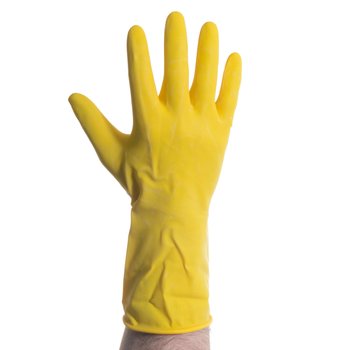 Luva de Segurança Látex Standard Amarela P Sanro