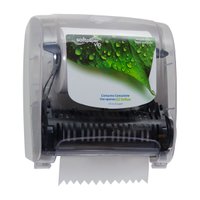 Dispenser Para Papel Toalha Bobina Auto Corte Compacto Transparente Softpaper