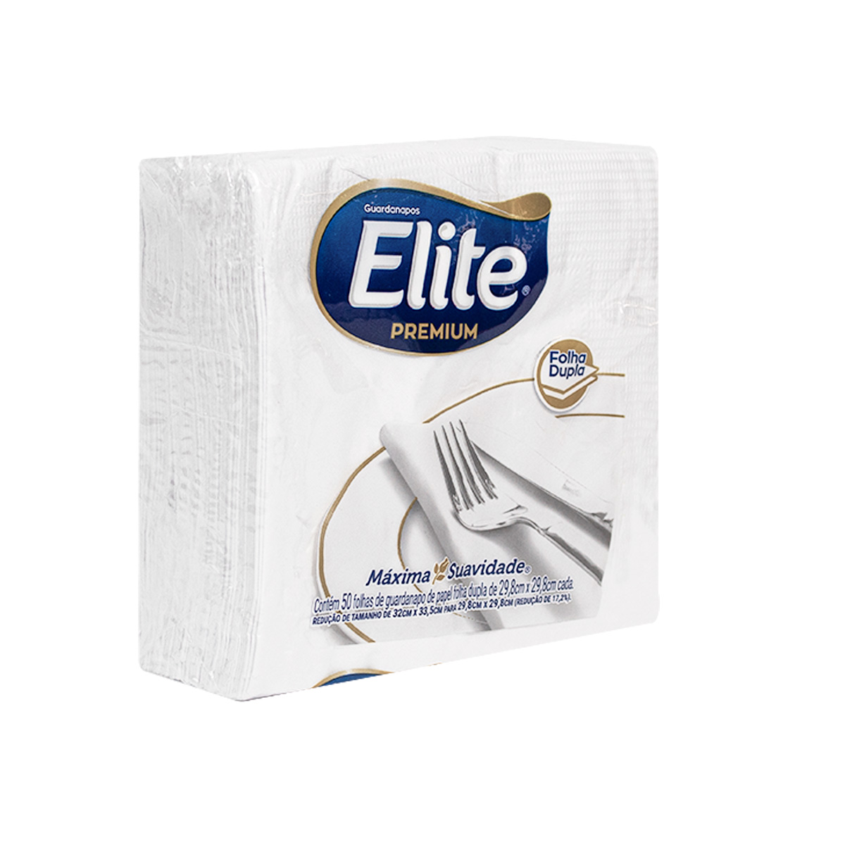 Guardanapo Folha Dupla Grande 29,8 x 29,8 cm 50 unidades | Elite