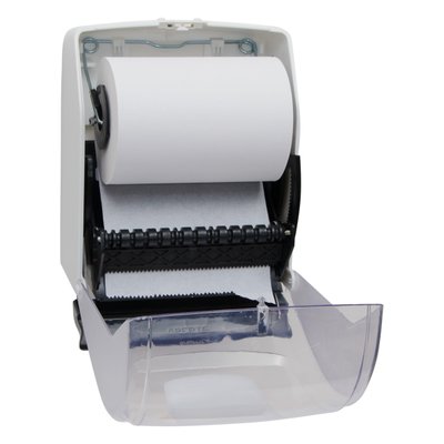 Dispenser para Papel Toalha Bobina Alavanca Transparente Softpaper