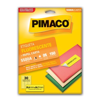 Etiqueta Pimaco 5580 A cx com 150 Etiquetas