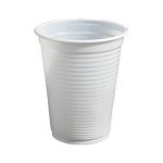 Copo Descartável 300ml Branco PP 100 copos