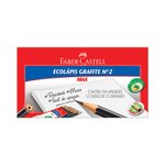 Lápis Grafite 1205 Ecolapis Preto Sextavado | Faber Castell