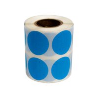 Etiqueta Bola 25 mm Azul com 630 unidades