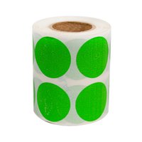 Etiqueta Bola 25 mm Verde com 630 unidades