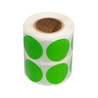 Etiqueta Bola 25 mm Verde com 630 unidades