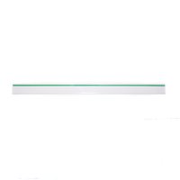 Porta Etiqueta PVC 600x31 mm c/ VHB | Pct 10un