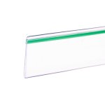 Porta Etiqueta PVC 600x31 mm c/ VHB | Pct 10un