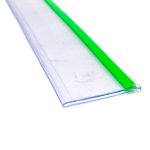 Porta Etiqueta PVC 600x31 mm c/ VHB | Pct 10un