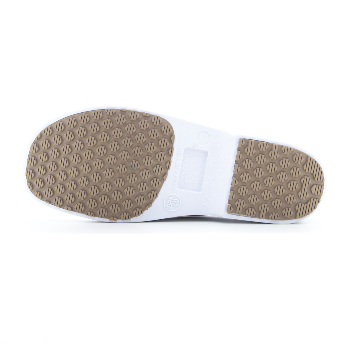 Sapato de Segurança Antiderrapante Branco 38 Sticky Shoes Woman 