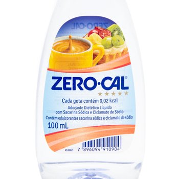 Adoçante Líquido Sucralose 100ml Zero Cal