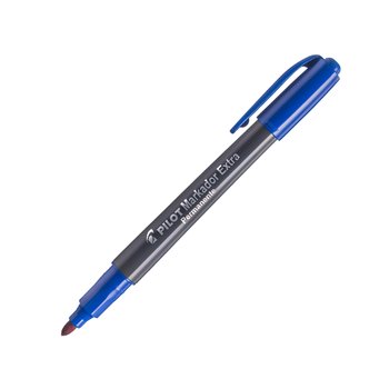 Marcador Permanente Extra Pilot 4.0 Redondo Azul