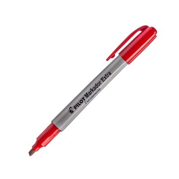 Marcador Permanente Extra Pilot 4.0 Chanf. Vermelho