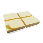 Bloco Adesivo Amarelo 38 mm x 50 mm 4 unidades | Aquattro