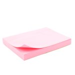 Bloco Adesivo Rosa Pastel 75 mm x 100 mm | Go Office